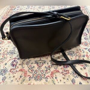 Coach Vintage Leather Bag 9814 Sutton Bag Black Shoulder Purse No Tag